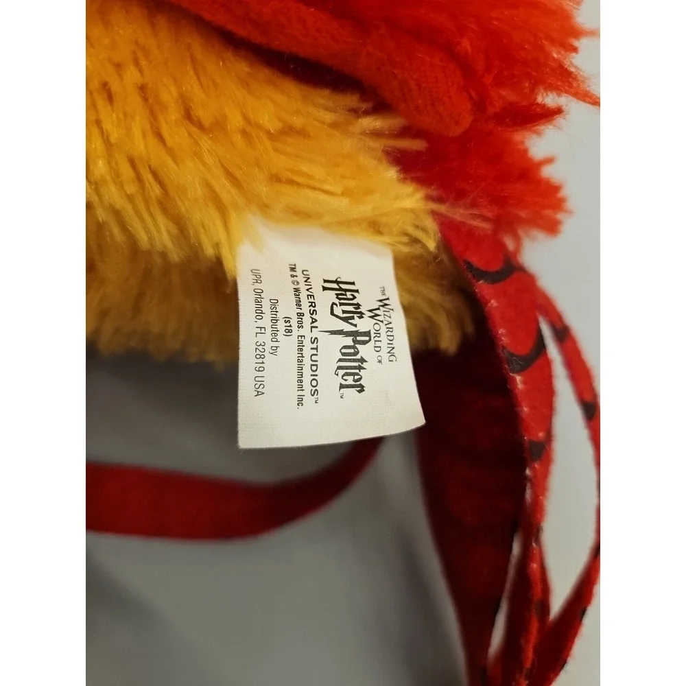 The Wizarding World of Harry Potter Red Fawkes Phoenix Bird Plush Stuffed Animal